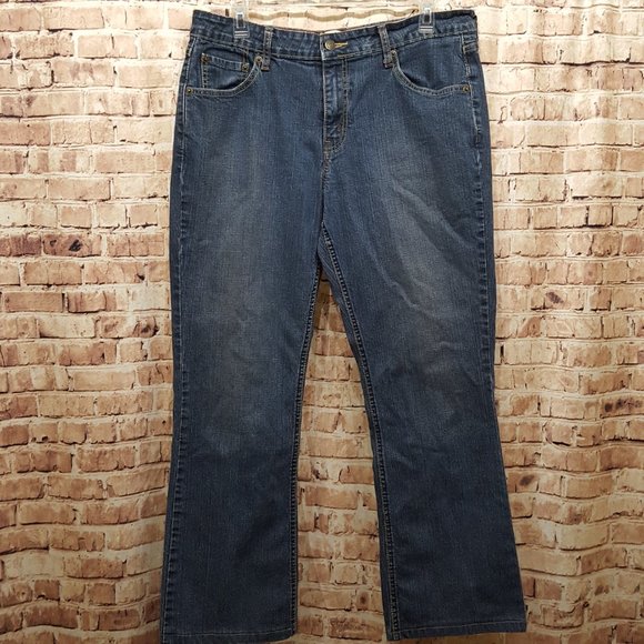 Levi's Signature Stretch Low Rise Boot Cut Size 12 Med - Picture 1 of 13